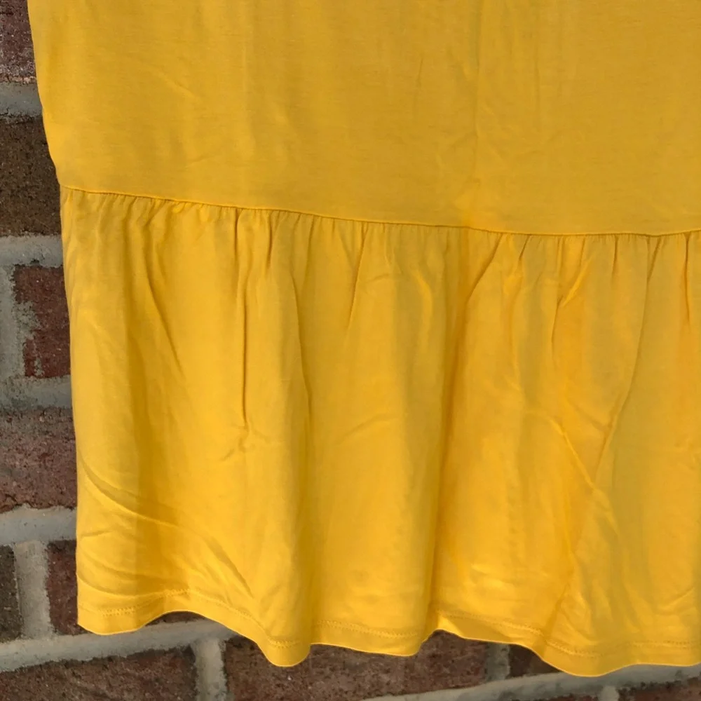 Tommy Hilfiger yellow sleeveless blouse NWT Women Large - Picture 9 of 13